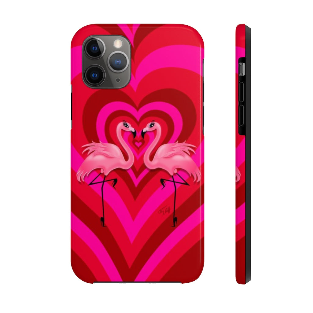 Flamingo Love • Phone Case