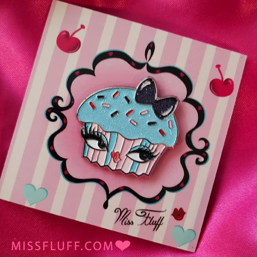 Cupcake with Bow • Enamel Pin • Limited Edition