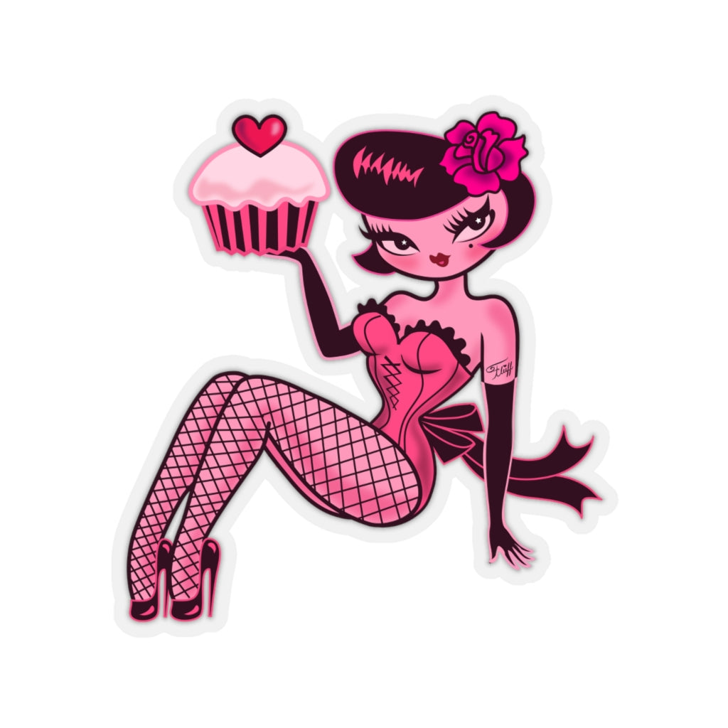 Cupcake Girl • Kiss-Cut Sticker