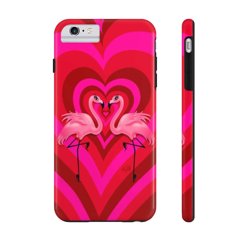 Flamingo Love • Phone Case