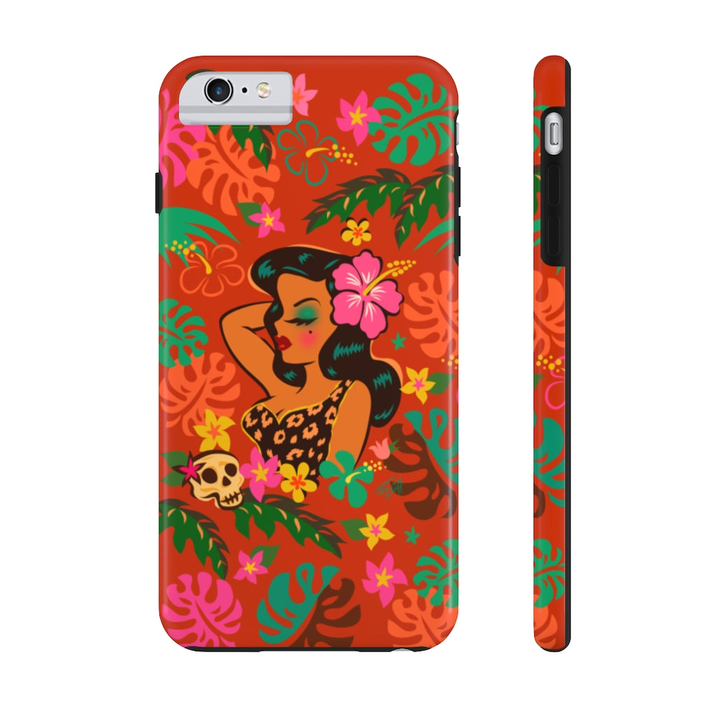 Tiki Temptress - Tropical Doll • Phone Case