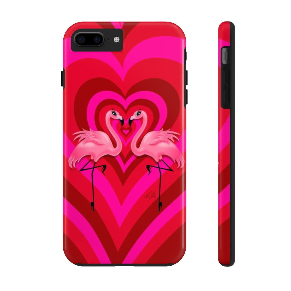 Flamingo Love • Phone Case