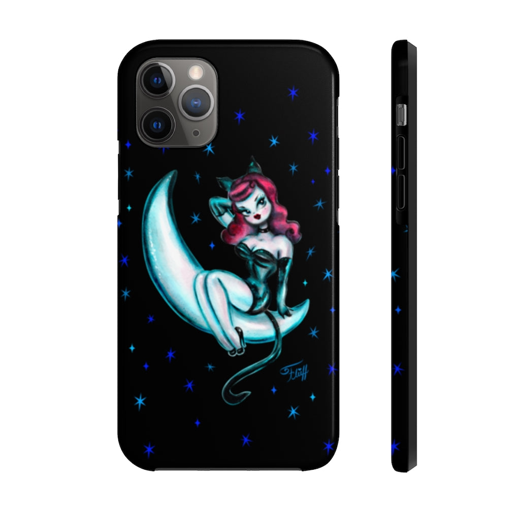 Kitten on the Moon • Phone Case