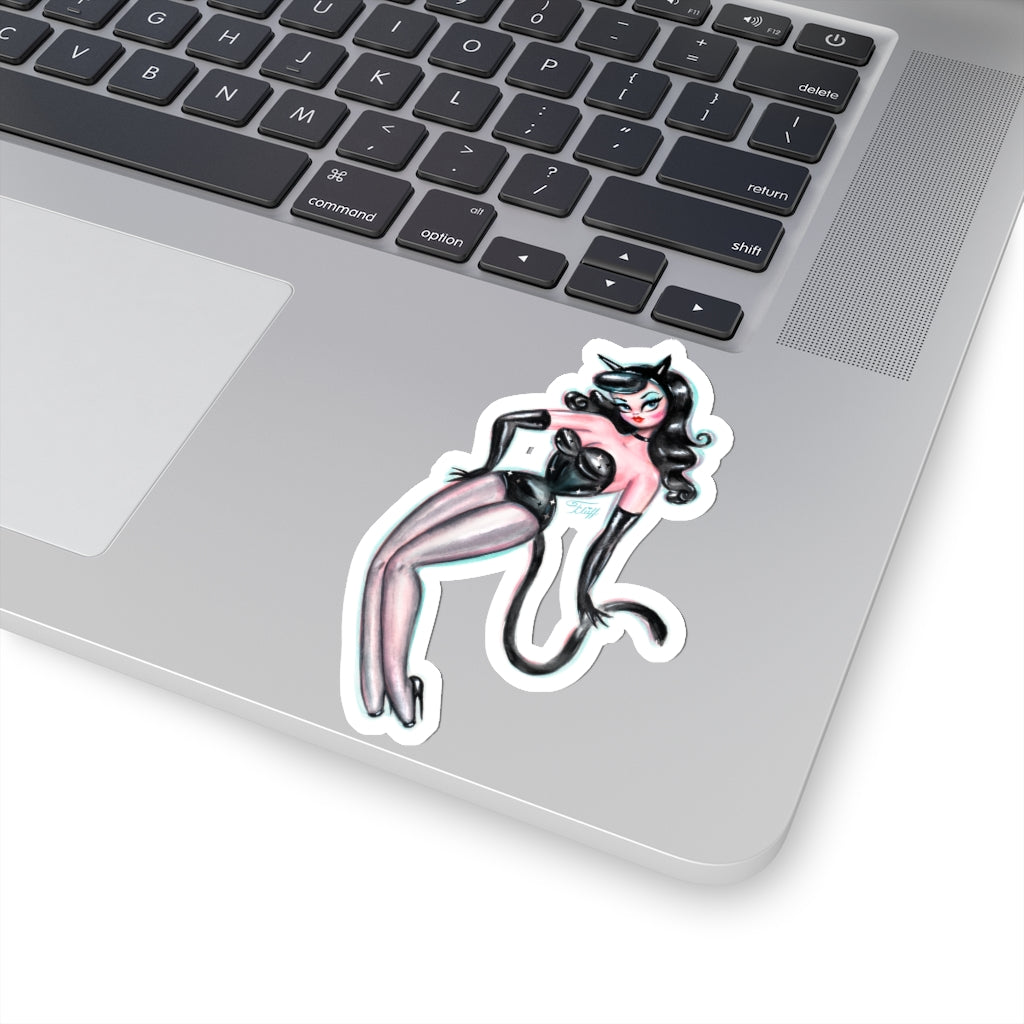 Kitty Girl • Kiss-Cut Sticker