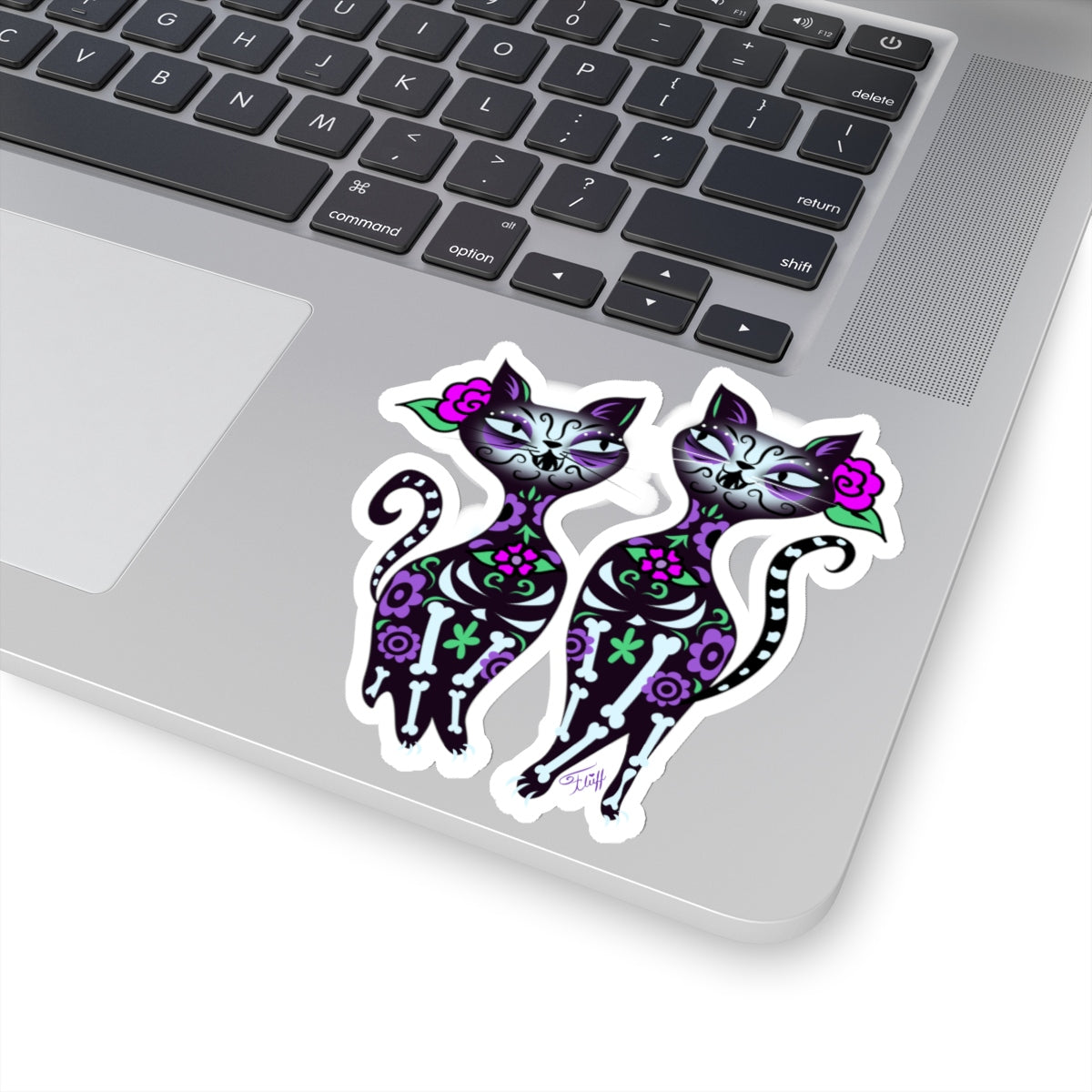 Sugar Skull Cats • Kiss-Cut Sticker