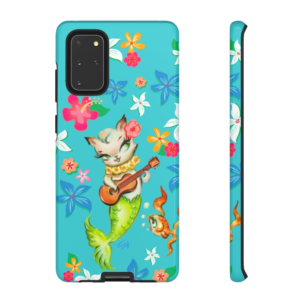 Merkitten with Ukelele • Galaxy Phone Cases