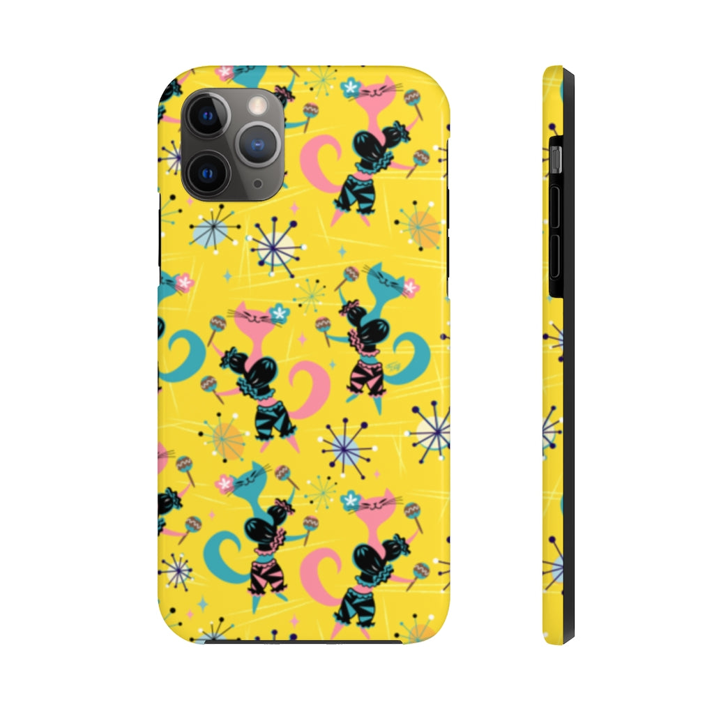 Mambo Kitties Yellow • Phone Cases