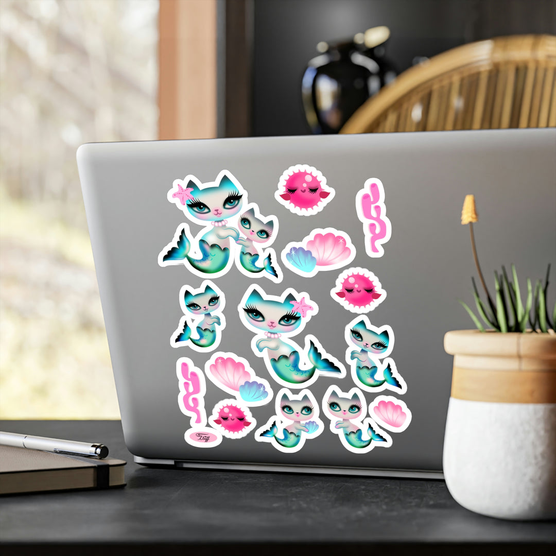 Merkittens • Kiss-Cut Vinyl Decals Set