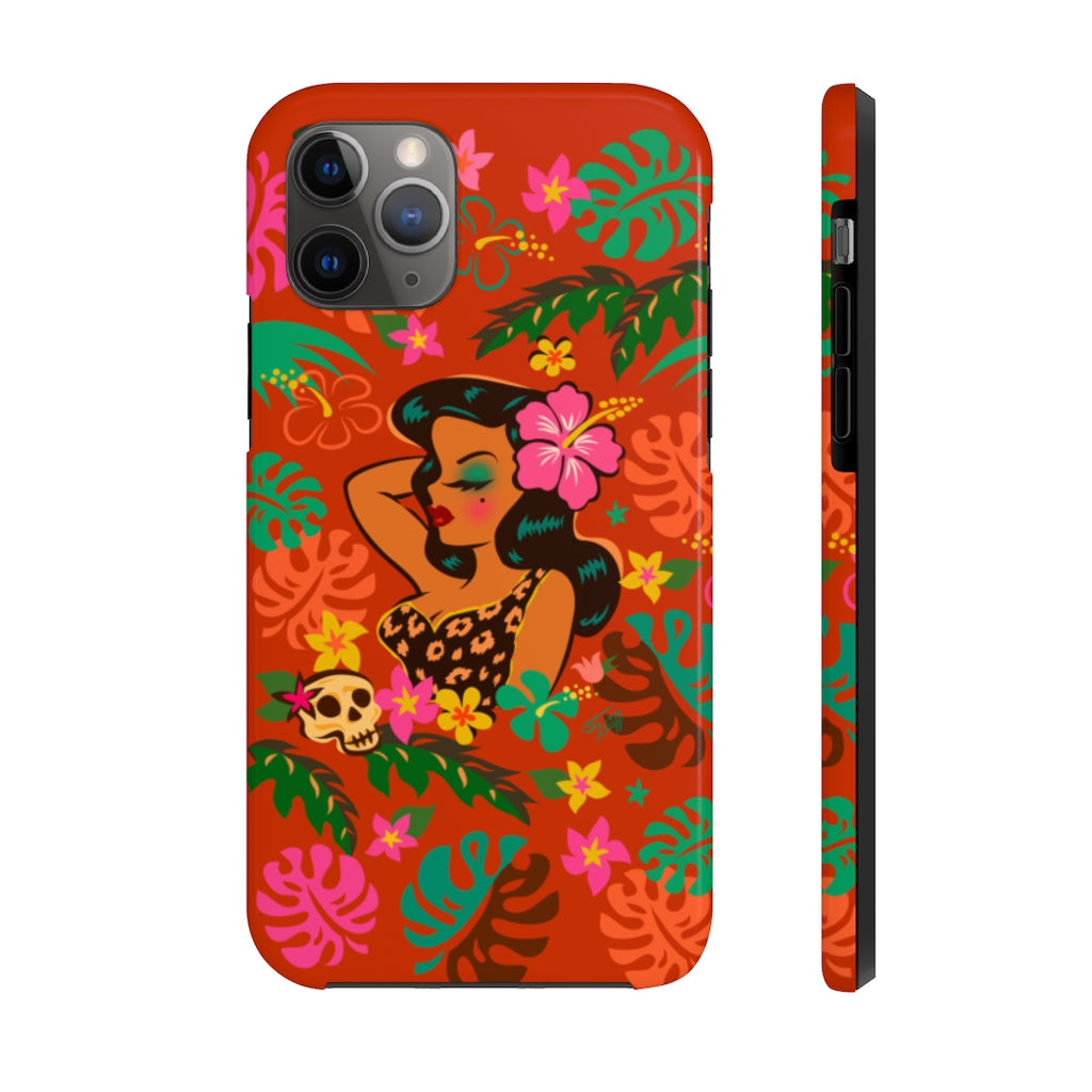 Tiki Temptress - Tropical Doll • Phone Case