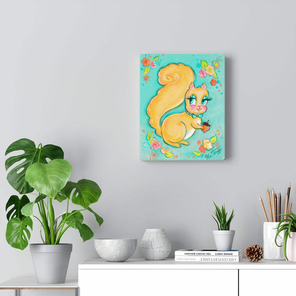 Cute Lemon Squirrel • Canvas Gallery Wrap