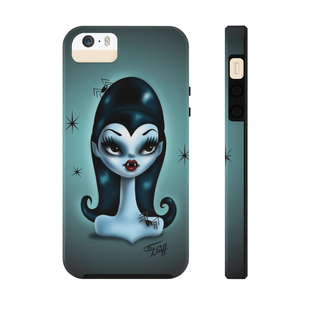 Vampire Doll with Spiders- Spooky Dolls • Phone Case