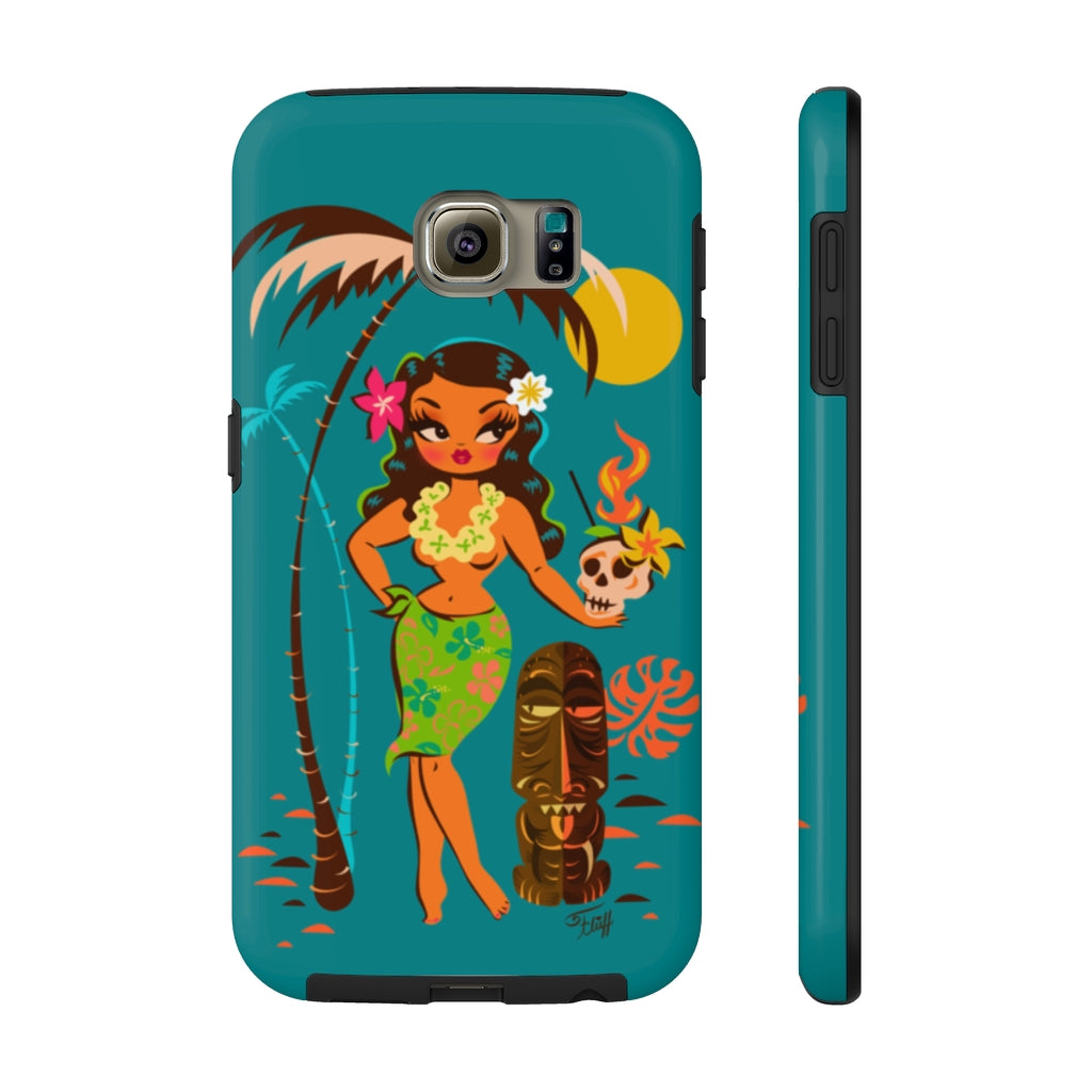 Tiki Temptress • With Skull Mug • Phone Case