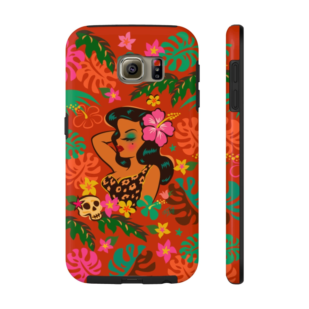 Tiki Temptress - Tropical Doll • Phone Case