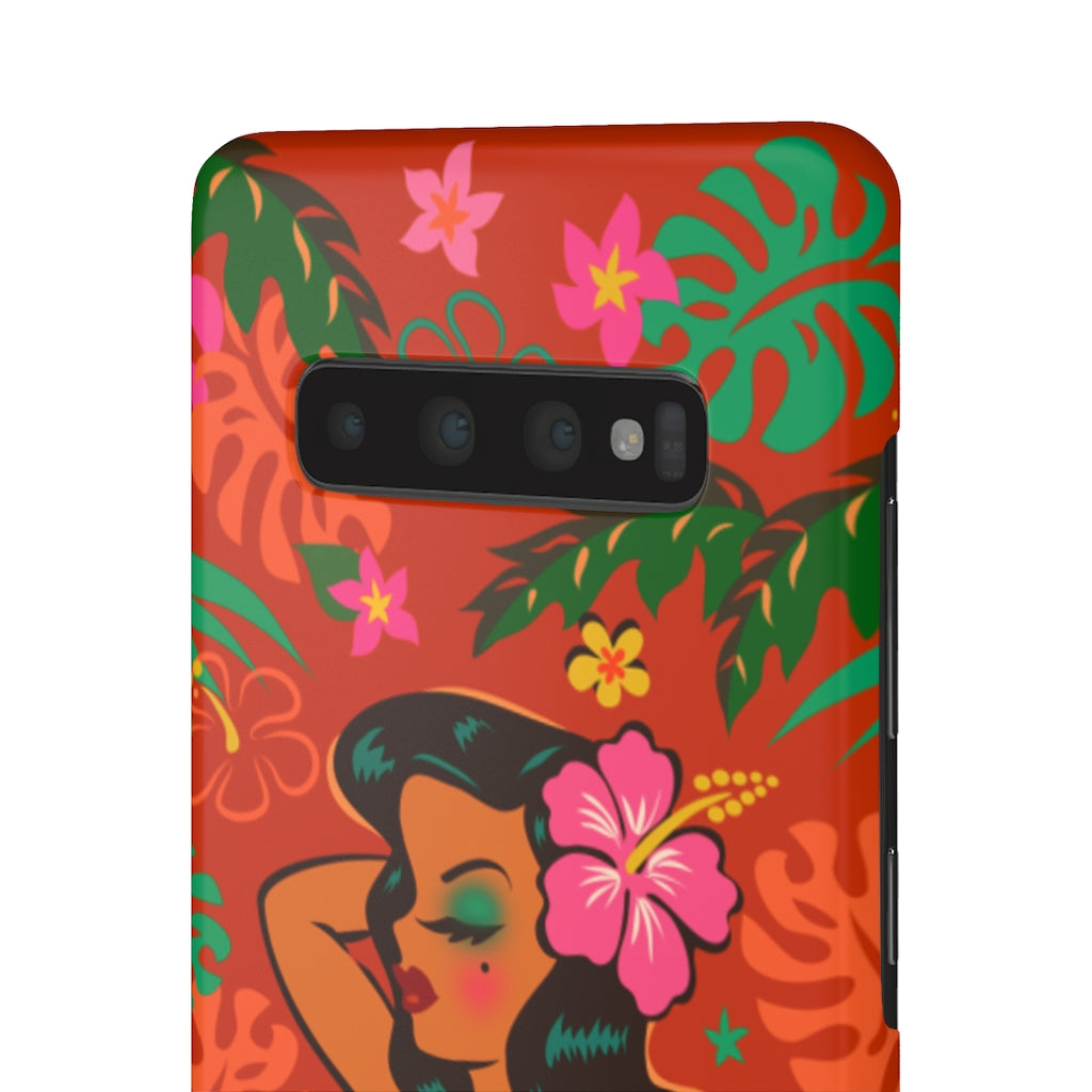 Tiki Temptress - Tropical Doll • Samsung Galaxy Phone Case