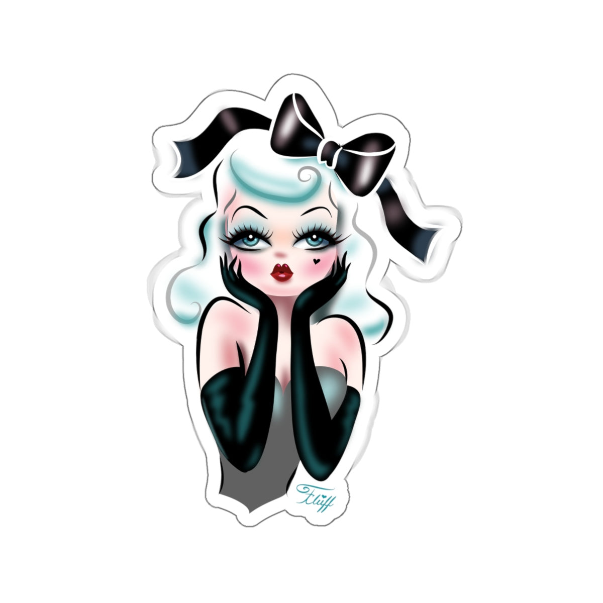 Glamour Doll • Kiss-Cut Sticker