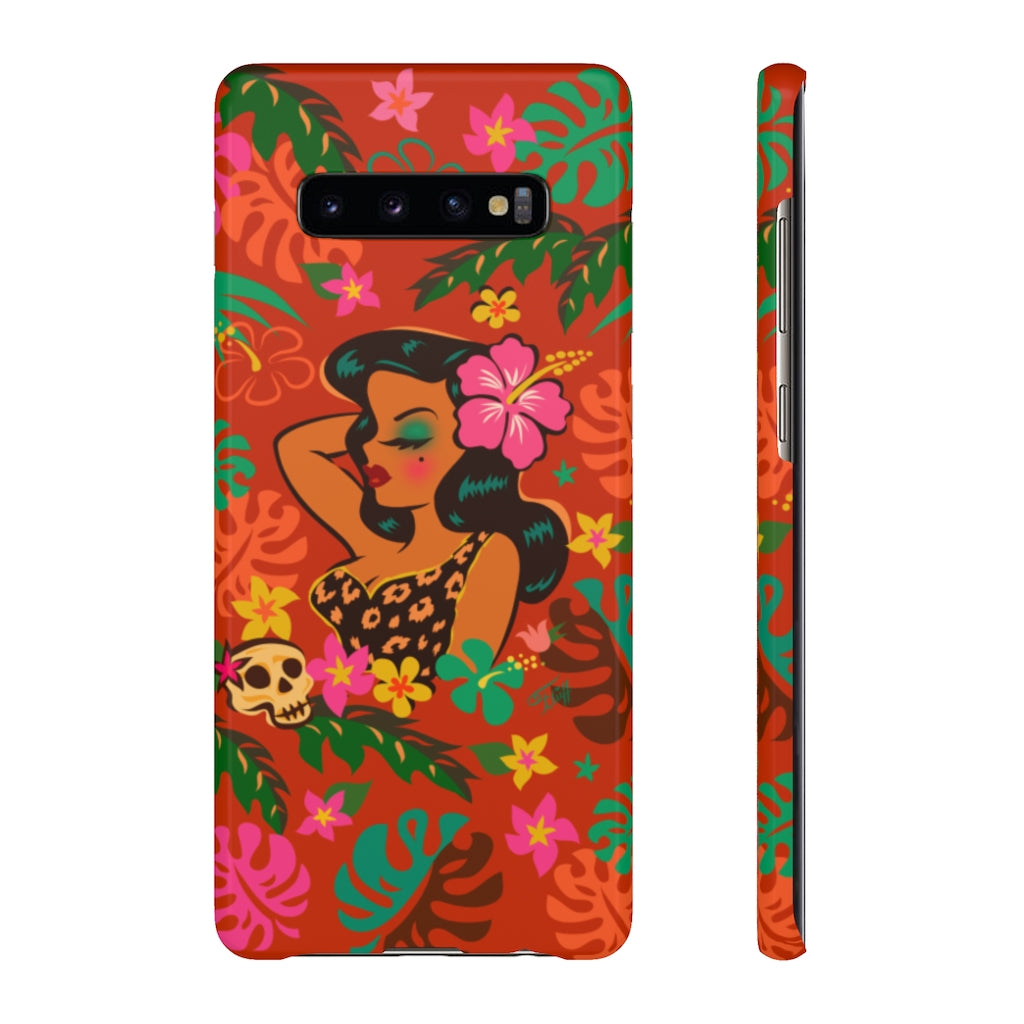 Tiki Temptress - Tropical Doll • Samsung Galaxy Phone Case