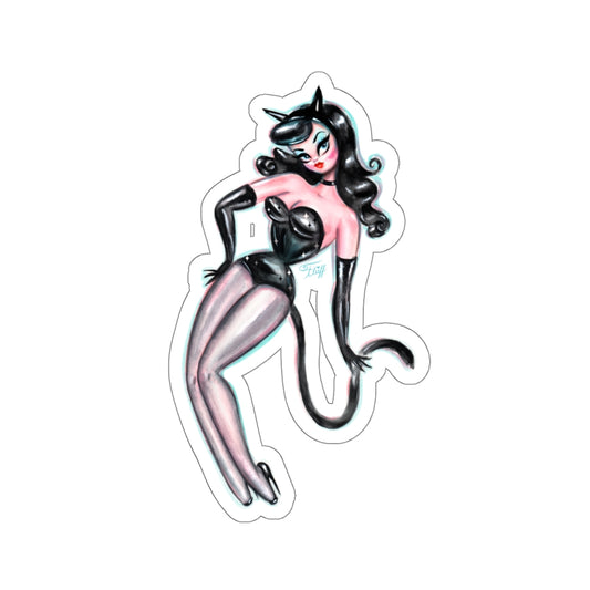 Kitty Girl • Kiss-Cut Sticker