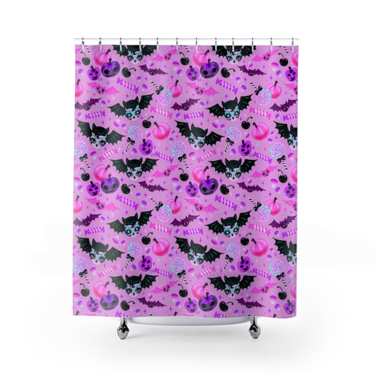 Vampire Dolly on Lilac • Shower Curtain