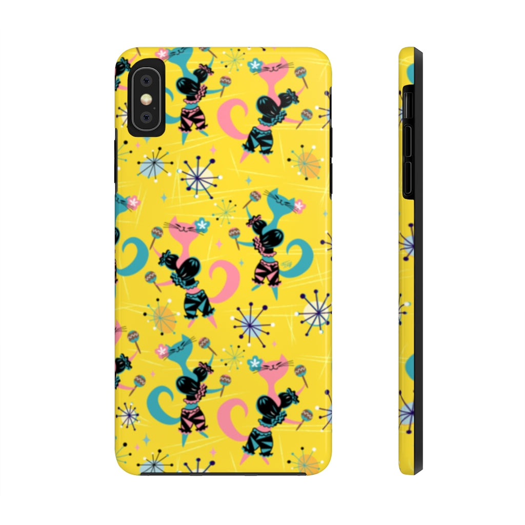 Mambo Kitties Yellow • Phone Cases