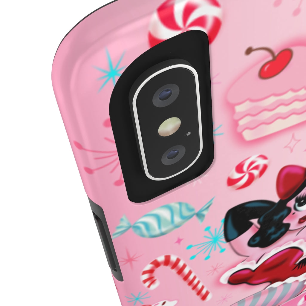 Candy Cane Martini Girl • Case Mate Tough Phone Cases