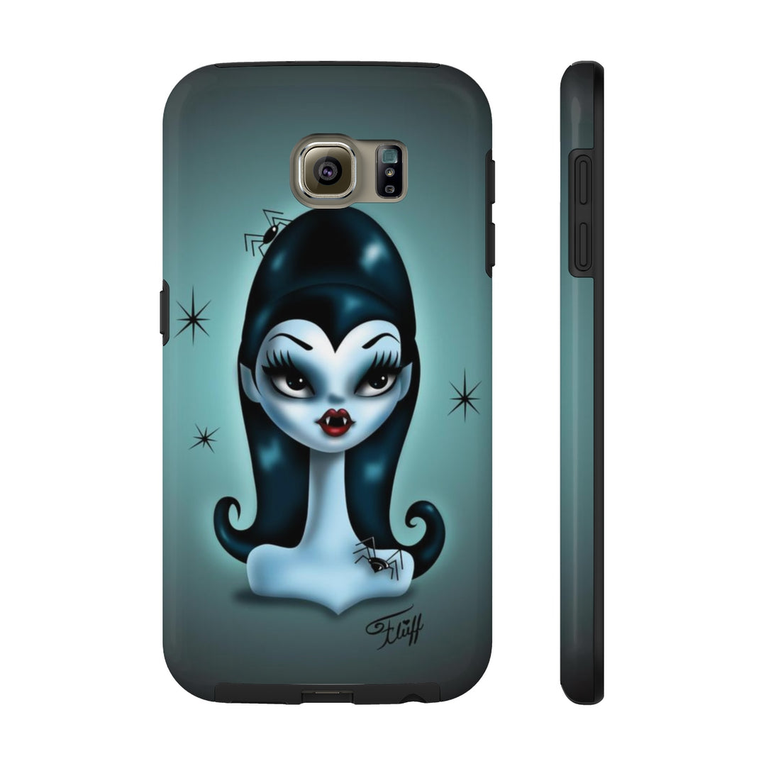 Vampire Doll with Spiders- Spooky Dolls • Phone Case