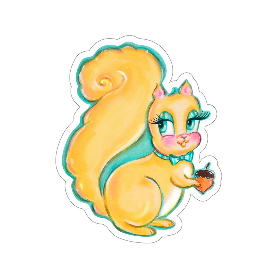 Yellow Squirrel • Kiss-Cut Sticker