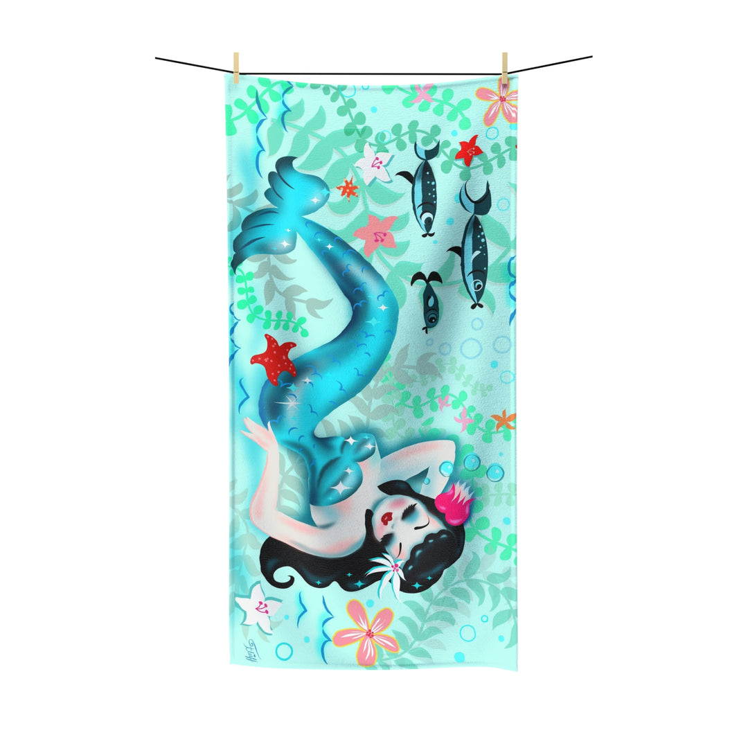 Dozing Mermaid • Towel