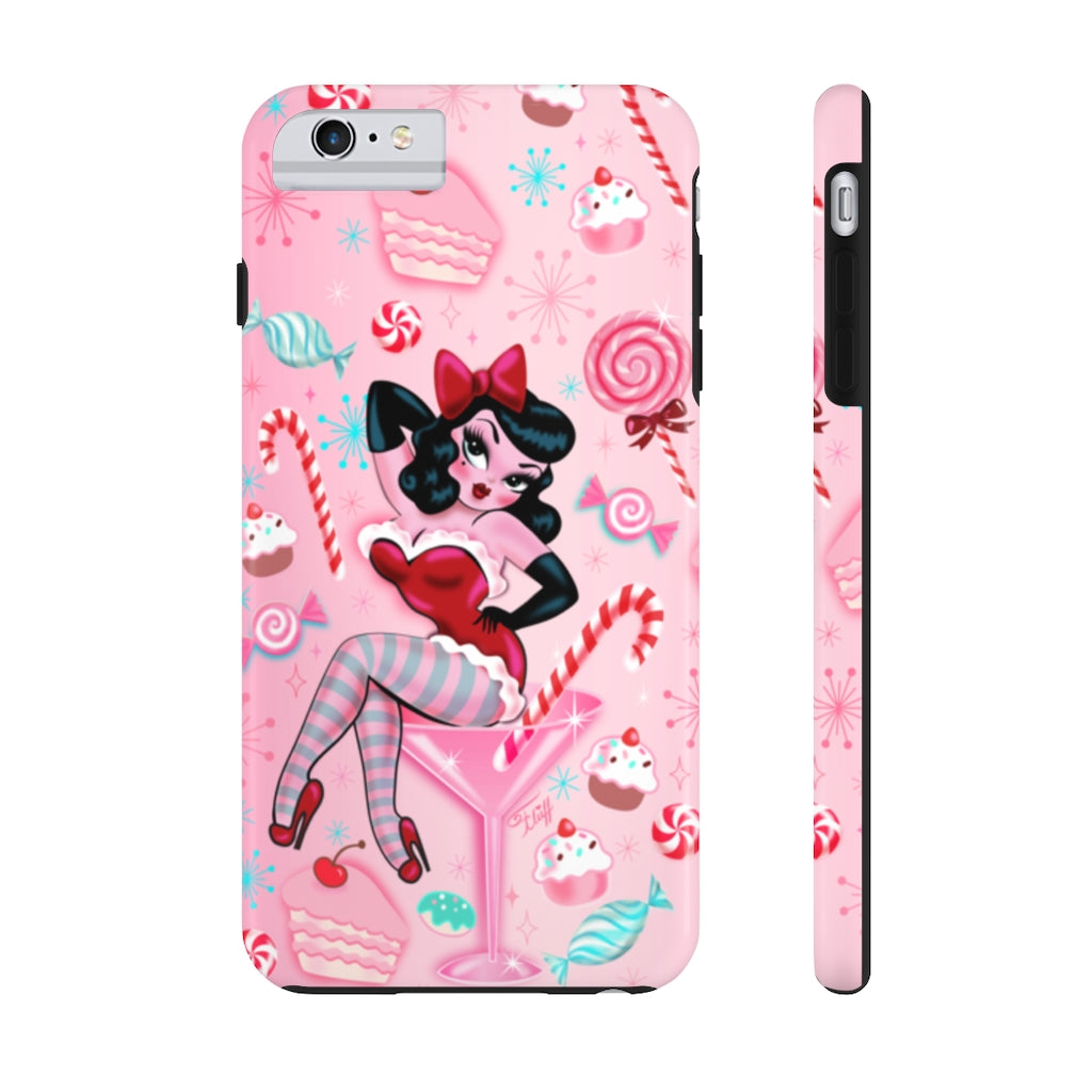 Candy Cane Martini Girl • Case Mate Tough Phone Cases