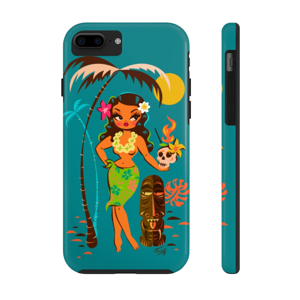 Tiki Temptress • With Skull Mug • Phone Case