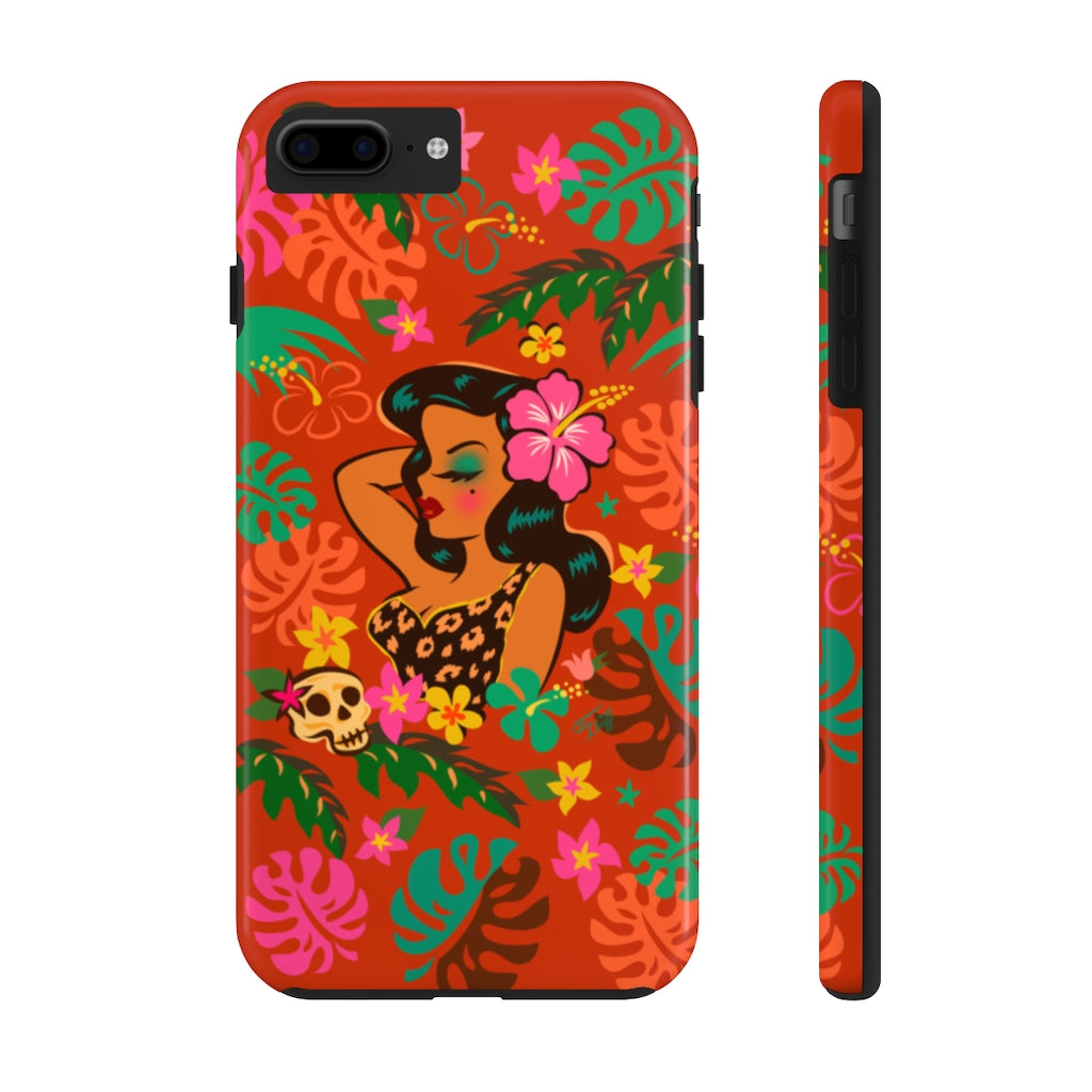 Tiki Temptress - Tropical Doll • Phone Case