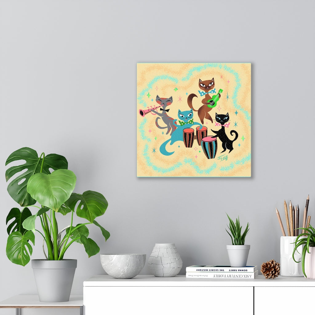 Mambo Kitties Band • Canvas Gallery Wrap