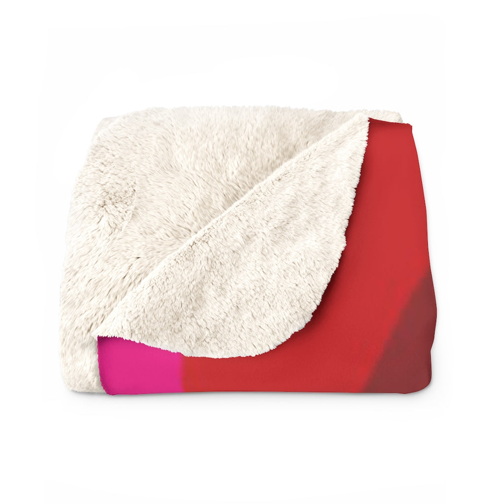 Flamingo Love • Sherpa Fleece Blanket