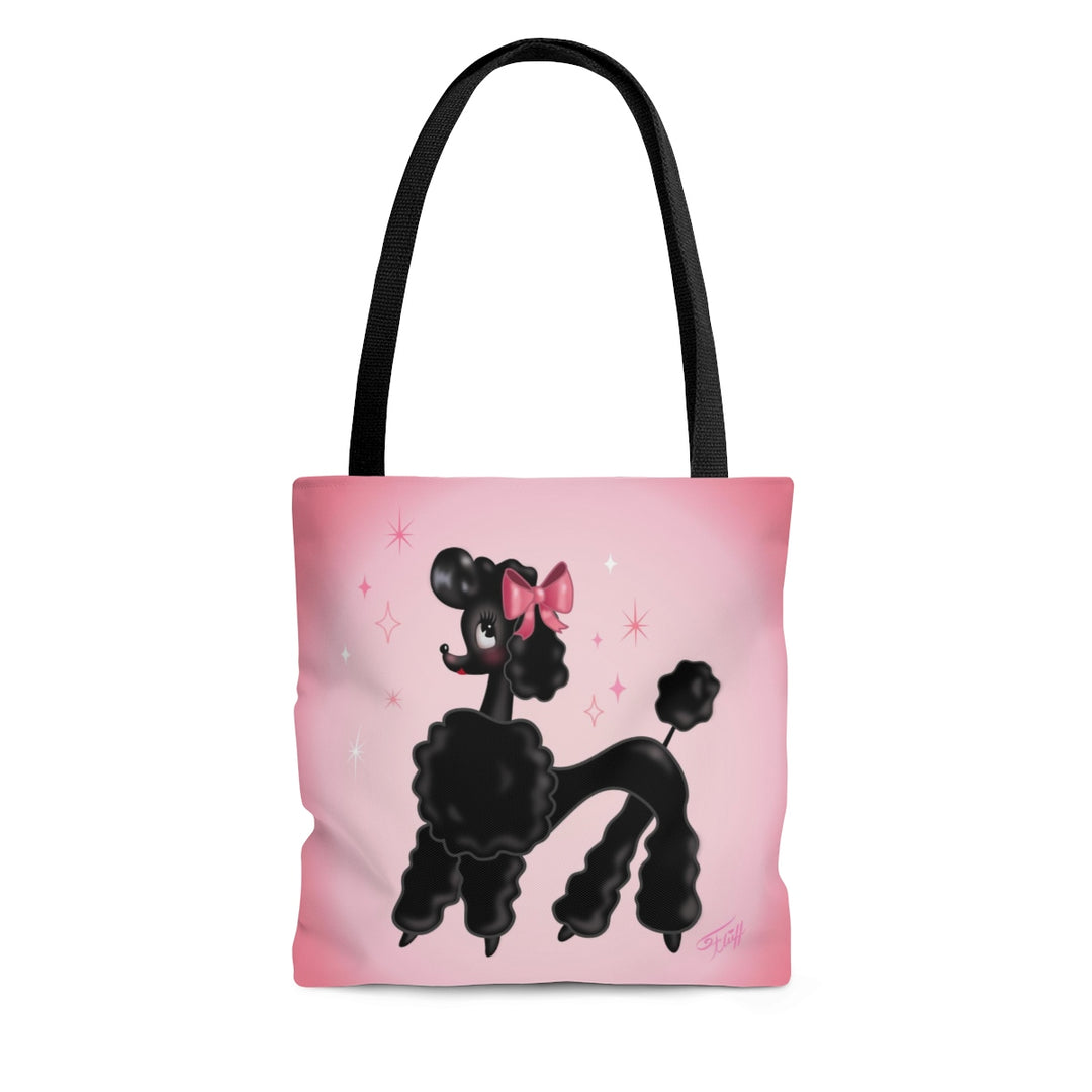 Pixie Poodle Black • Tote Bag