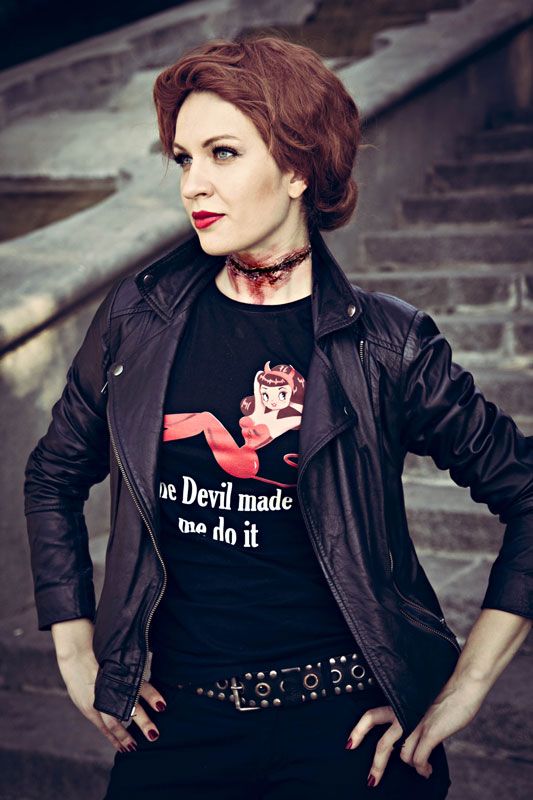 Abaddon Supernatural • The Devil Made Me Do it • Women's T-Shirt