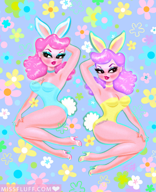 Bunny Girls • Art Print