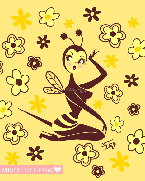 Bee Girl • Art Print