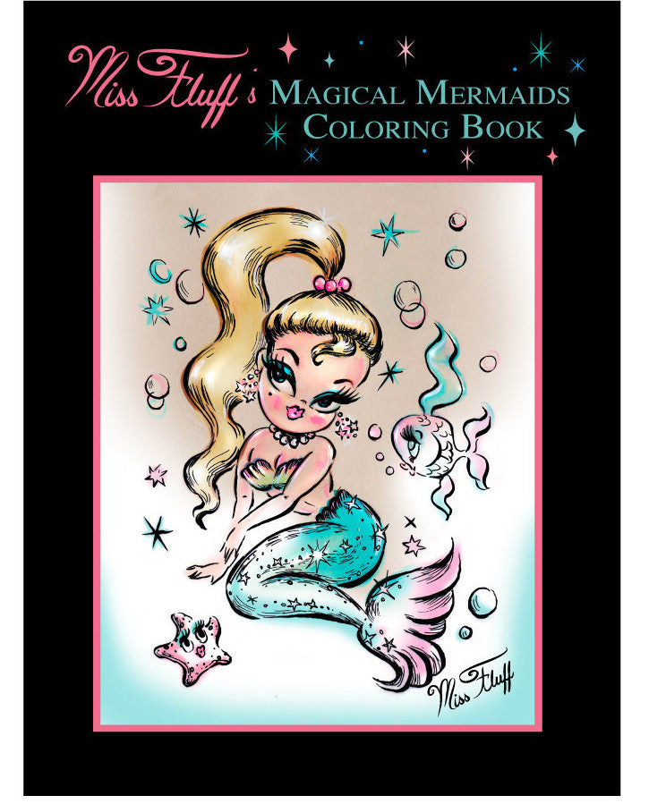Mermaids coloring book
