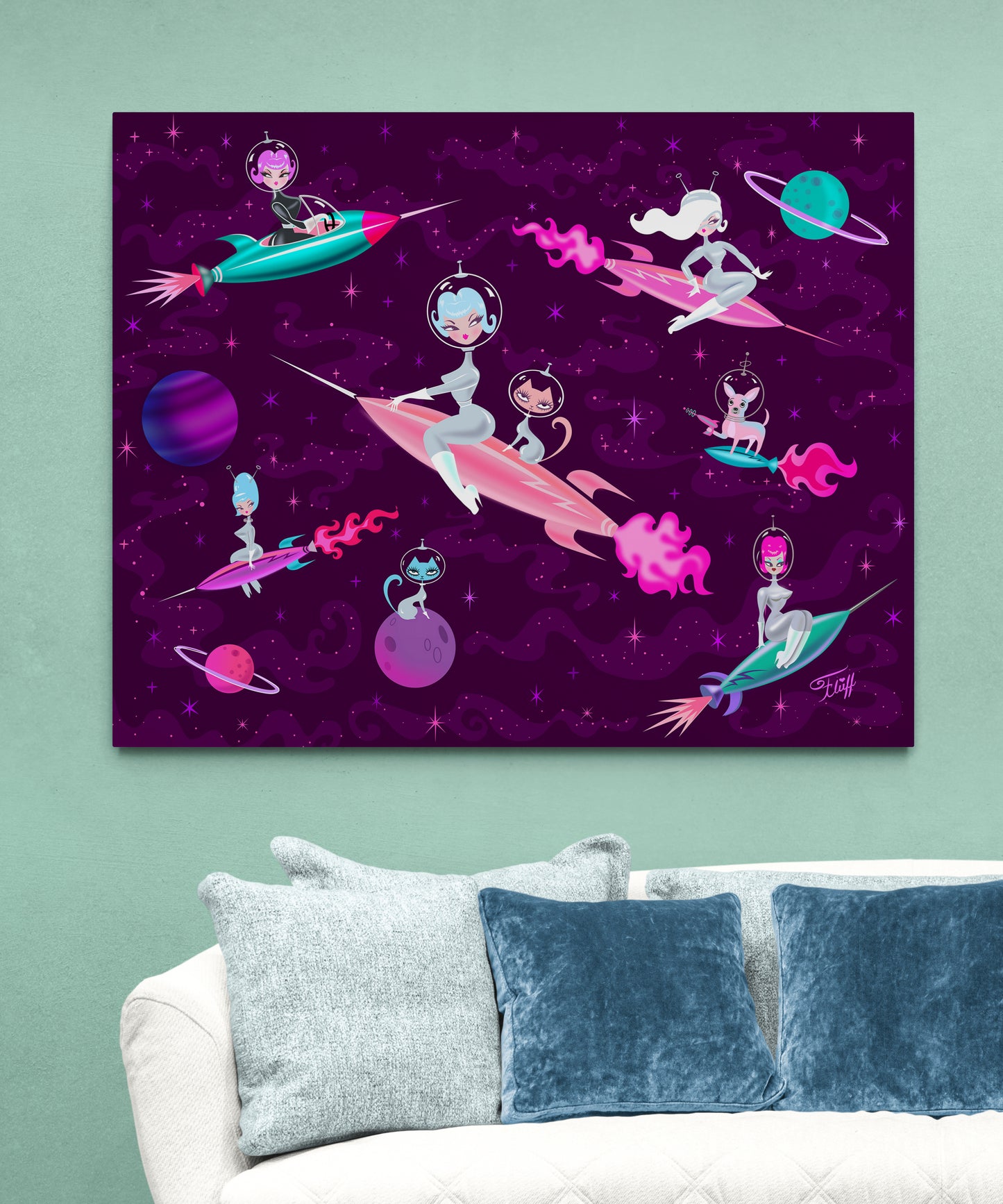 Rocket Girls • Canvas Gallery Wrap