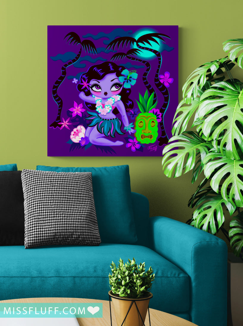 Haunted Hula Cutie • Canvas Gallery Wrap