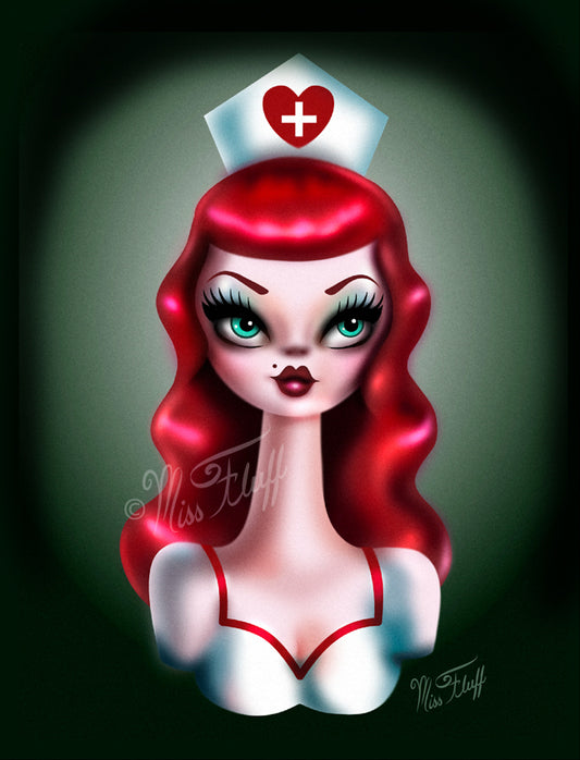 Nurse Red • Art Print