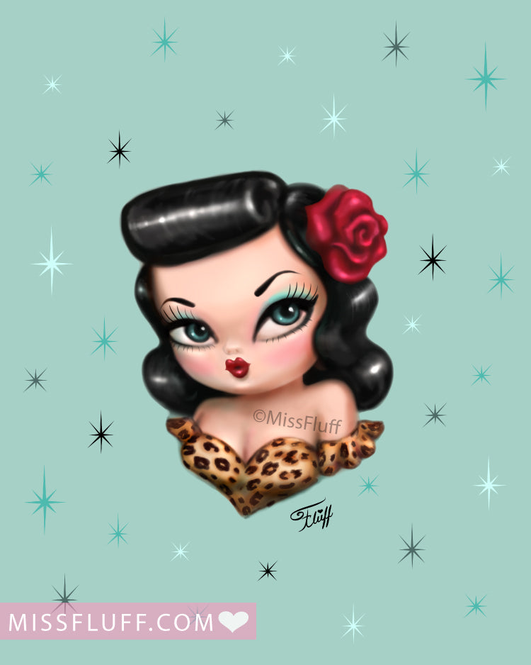 Rockabilly Baby Doll • Art Print