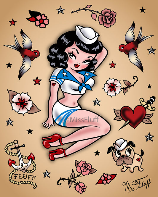 Suzy Sailor • Art Print