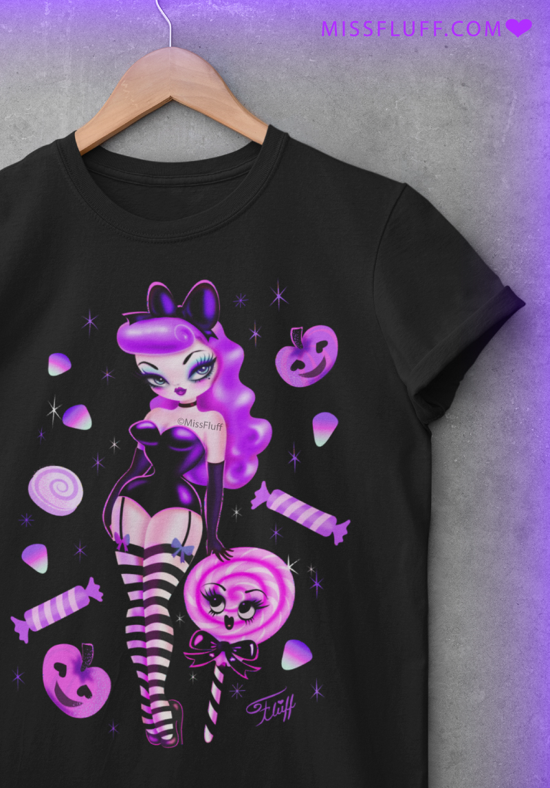 Violet Candy Sugar Doll • Women's T-Shirt