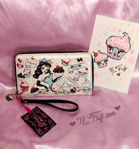 Special CUPCAKE DOLLS WRISTLET- SIGNED! with ORIGINAL DRAWING!