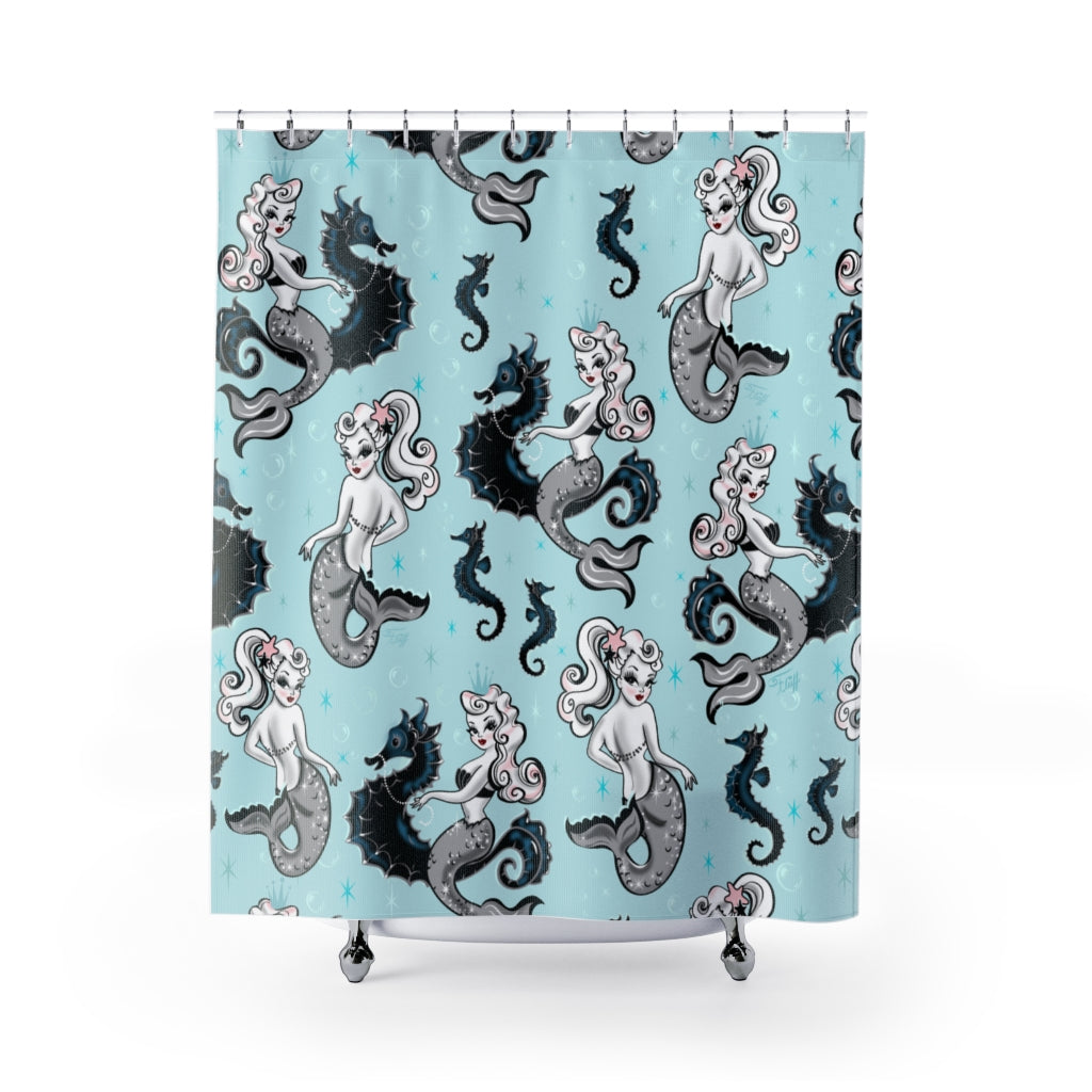 Pearla on Sea Foam • Shower Curtain