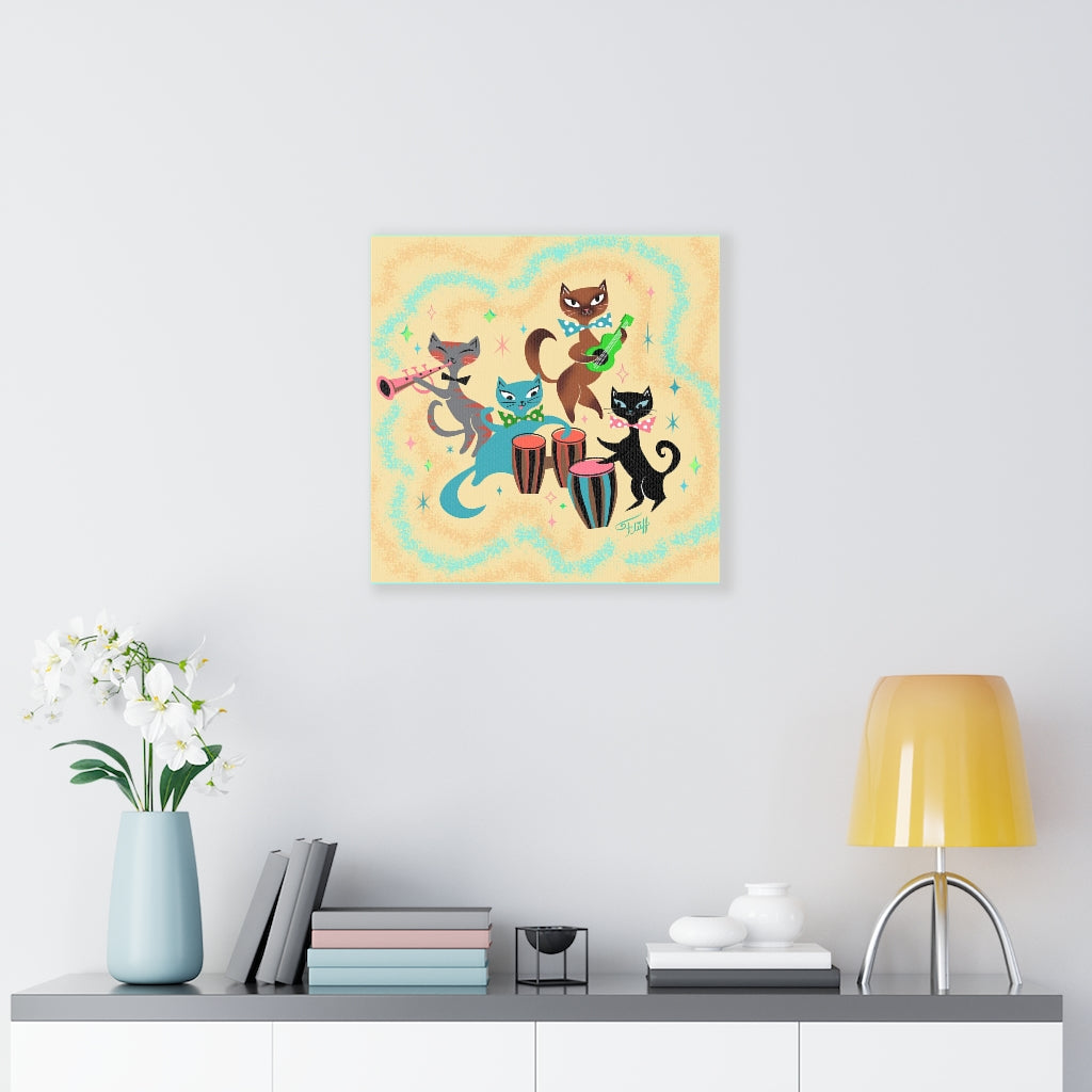 Mambo Kitties Band • Canvas Gallery Wrap