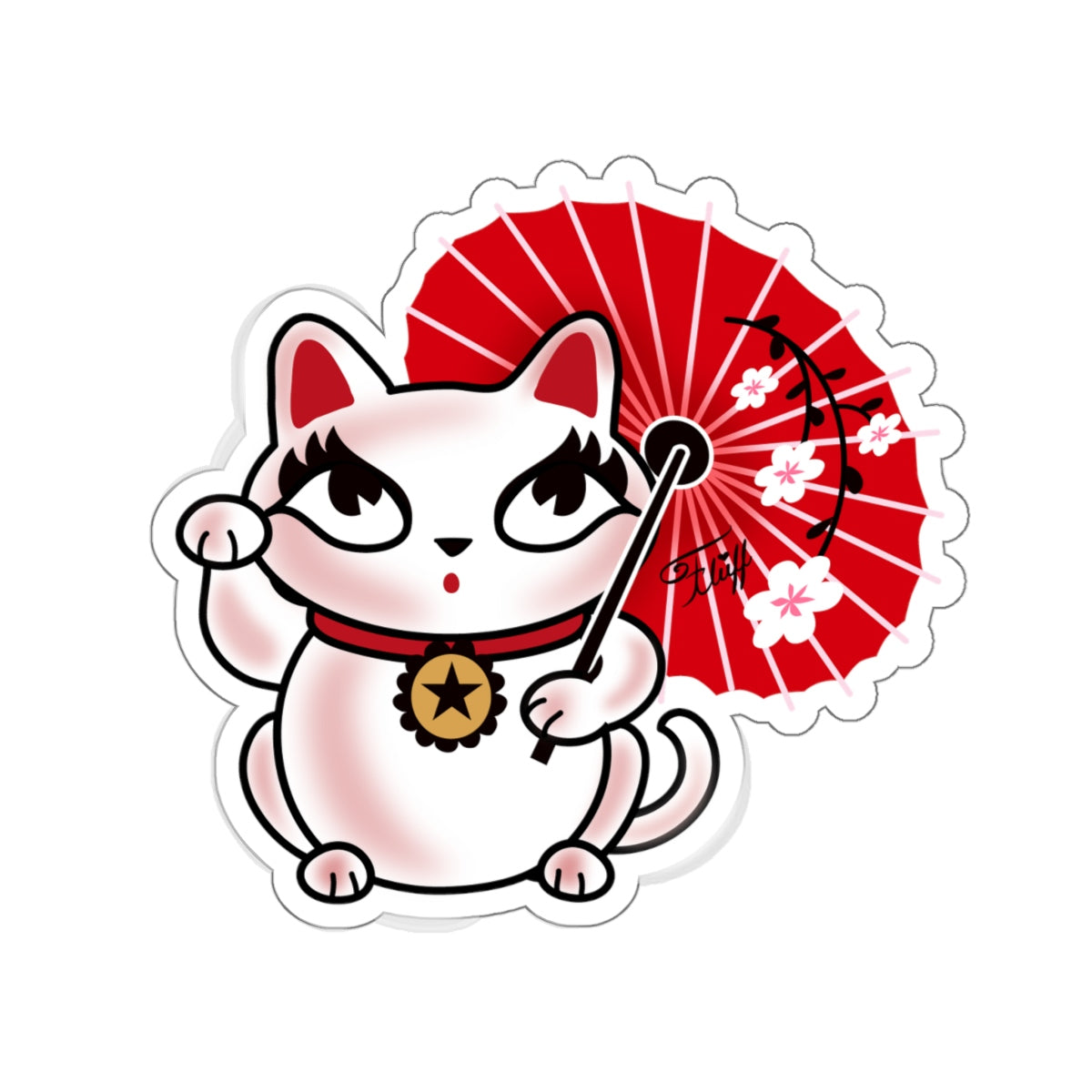 Kyoto Kitty • Kiss-Cut Sticker