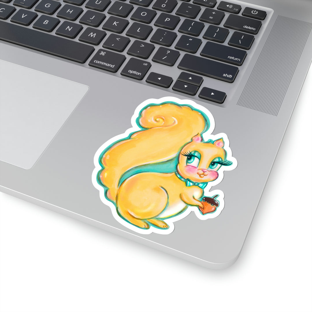 Yellow Squirrel • Kiss-Cut Sticker