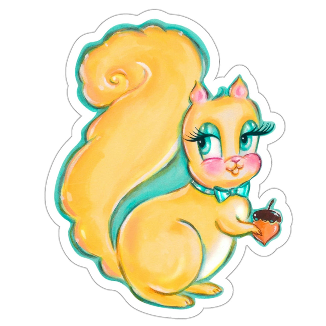 Yellow Squirrel • Kiss-Cut Sticker