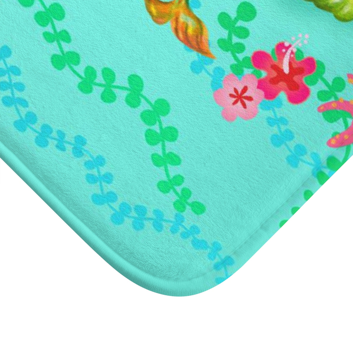 Mermaid Cat with Ukulele • Bath Mat